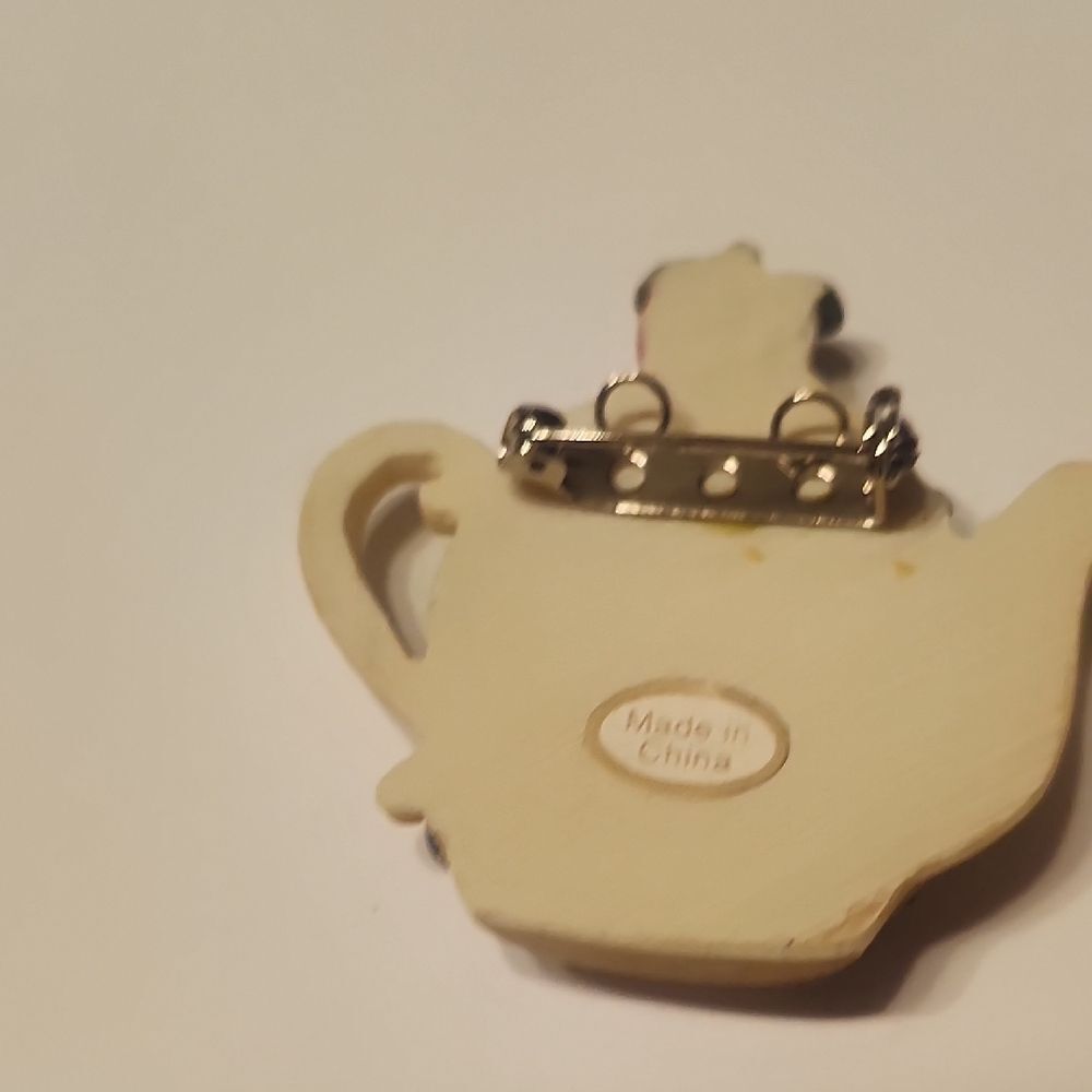 Teapot Brooch - Picture 3 of 4